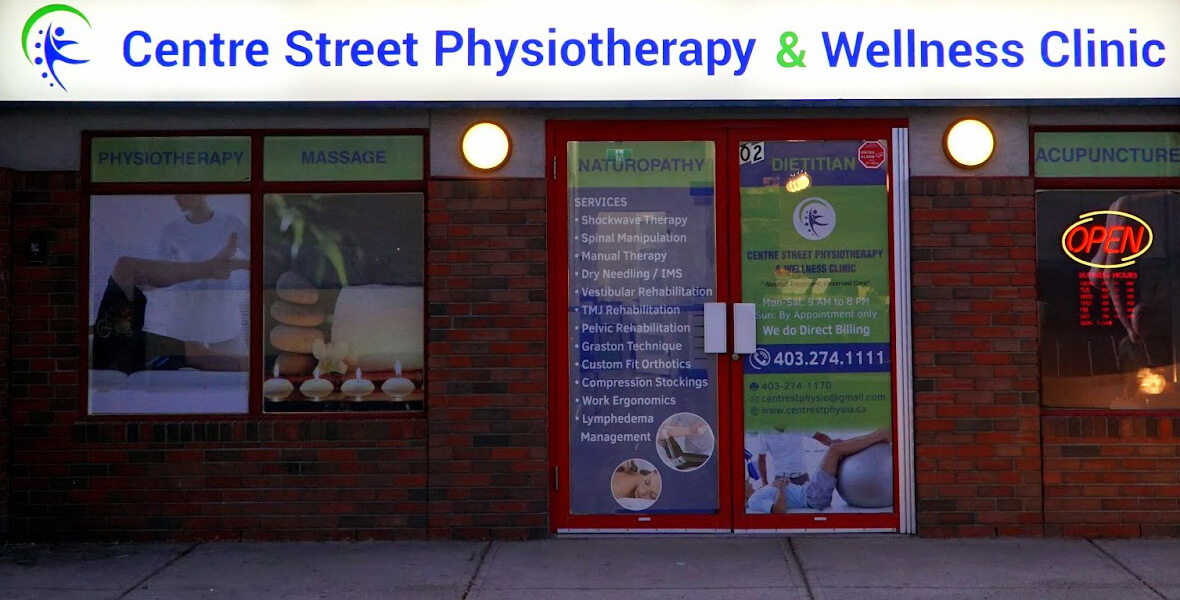 outside centre street physiotherapy clinic